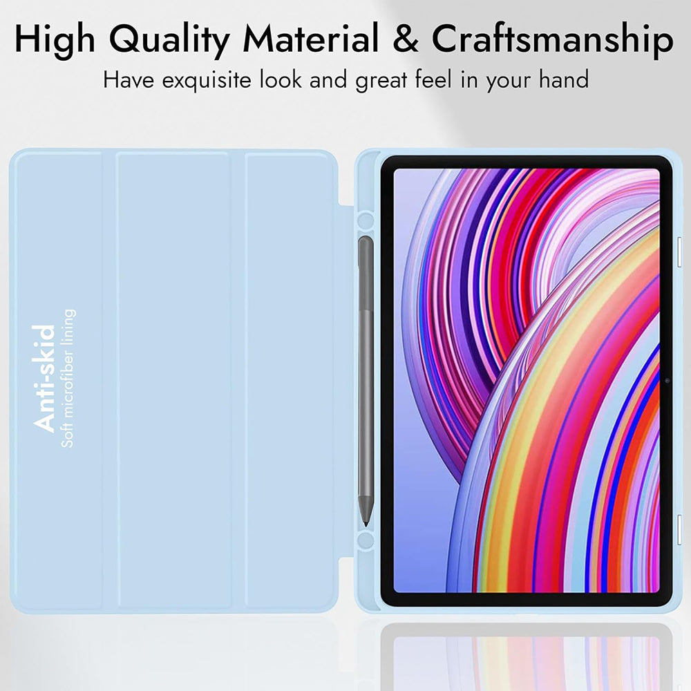 Etui na Xiaomi Redmi Pad Pro / Pad / Pad Pro 5G, Techsuit, Flex Trifold, Granatowe