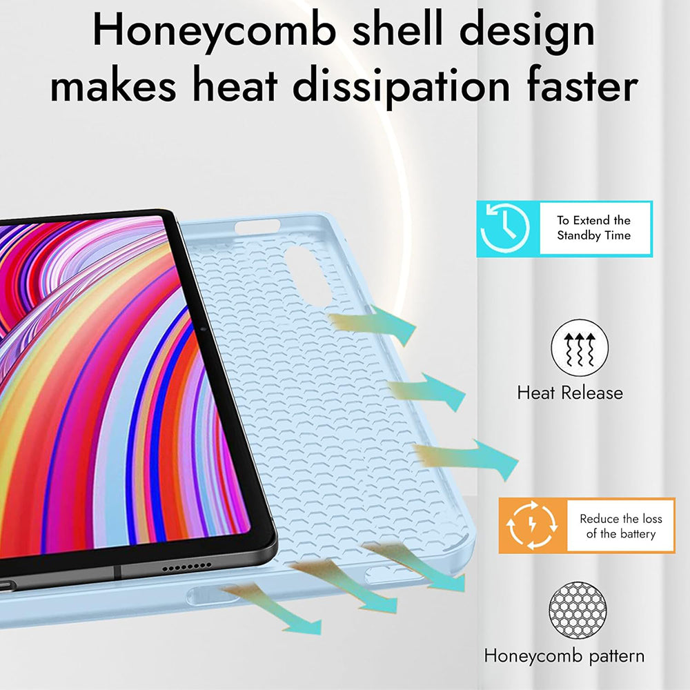 Etui na Xiaomi Redmi Pad Pro / Pad / Pad Pro 5G, Techsuit, Flex Trifold, Granatowe