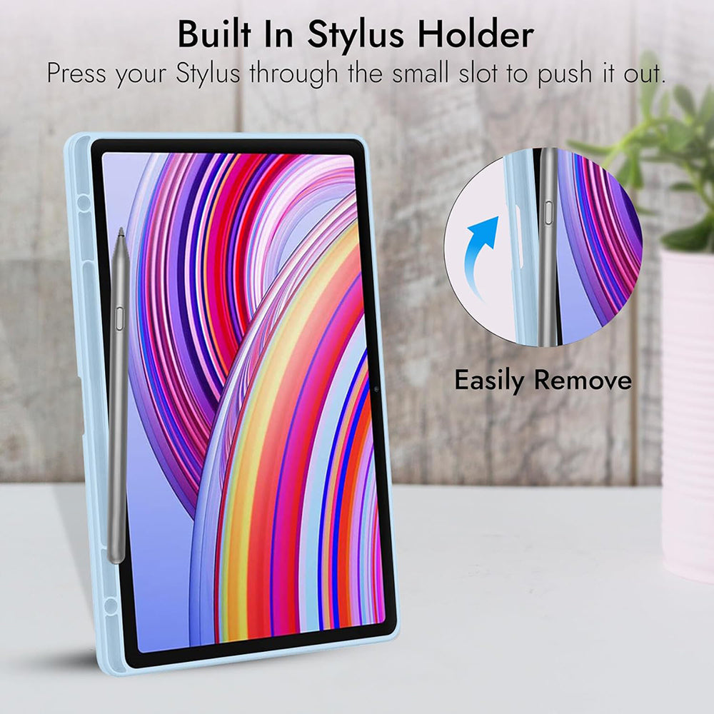 Etui na Xiaomi Redmi Pad Pro / Pad / Pad Pro 5G, Techsuit, Flex Trifold, Granatowe