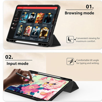 Etui do Xiaomi Redmi Pad SE 8.7, Techsuit, Flex Trifold, czarne