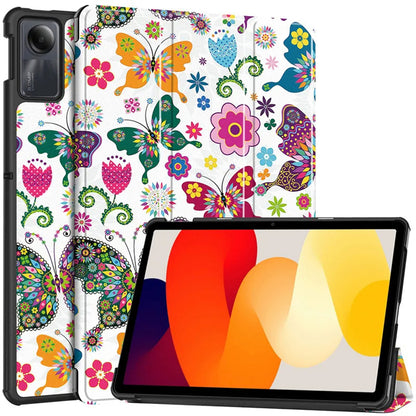 Case for Xiaomi Redmi Pad SE, Techsuit, FoldPro Butterfly, Multicolor