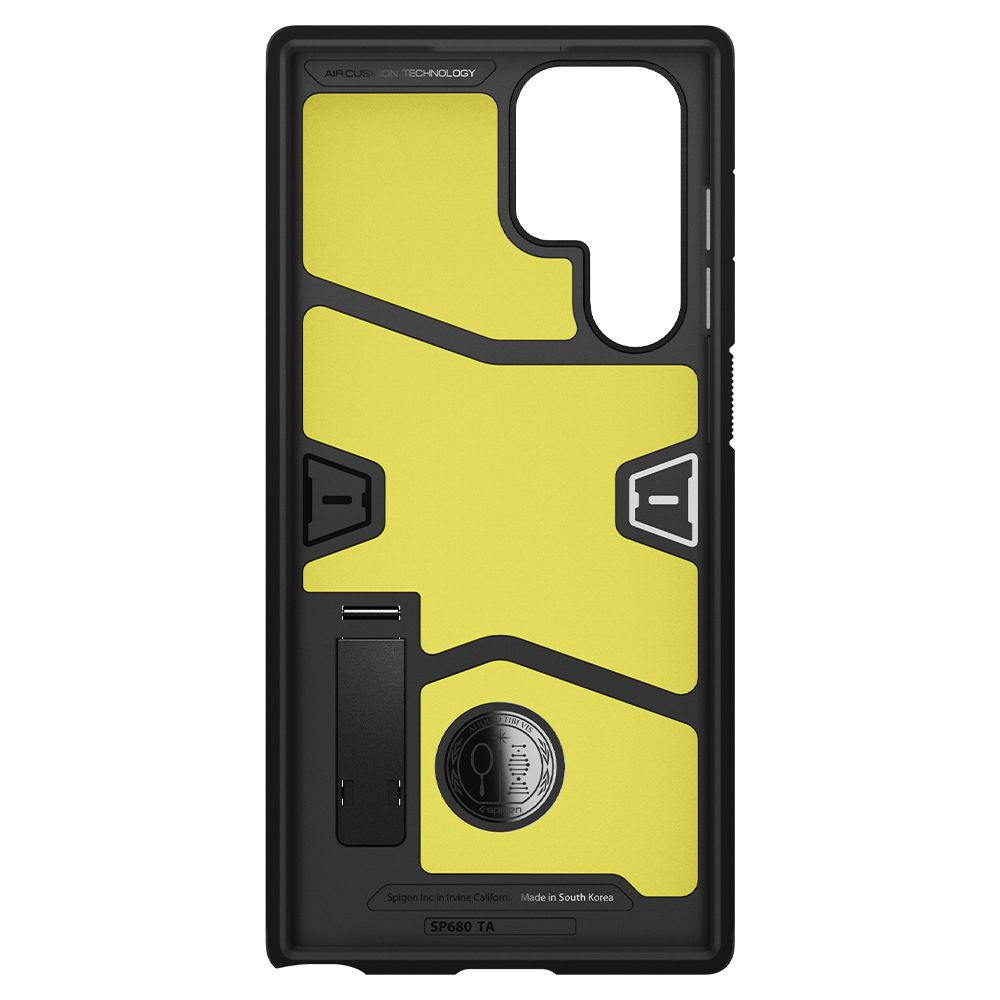 Etui na Samsung Galaxy S22 Ultra 5G S908, Spigen, Tough Armor, Czarne ACS03923