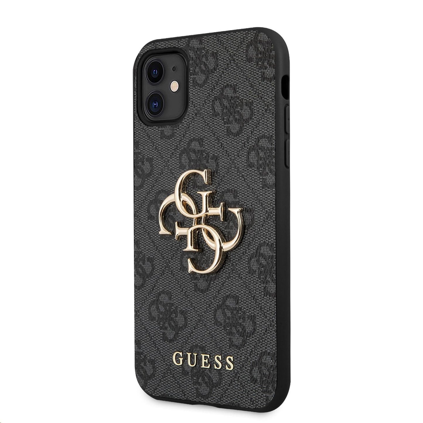 Etui na Apple iPhone 11, Guess, 4G Metal Logo, Szare