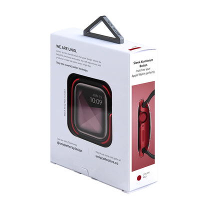 Etui UNIQ Valencia do Apple Watch z serii 40 mm, różowe