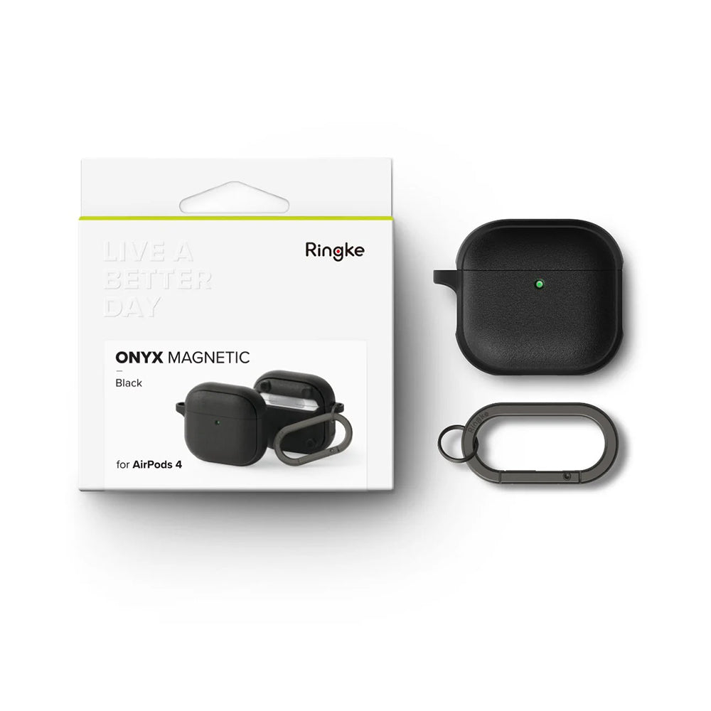 Ringke Onyx Magnetic Case for Apple AirPods 4, Gray