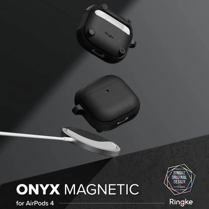 Etui Ringke Onyx Magnetic do Apple AirPods 4, Zielone