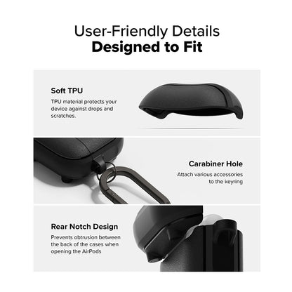 Etui Ringke Onyx Magnetic do Apple AirPods 4, Zielone