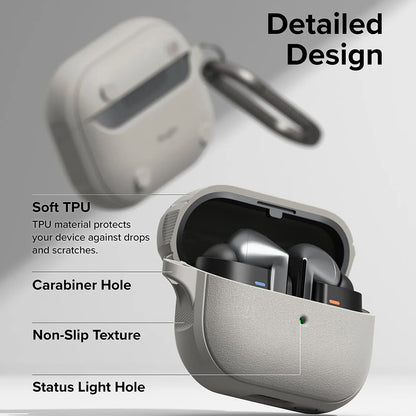 Etui Ringke Onyx Magnetic do Samsung Galaxy Buds3 FE / Buds3 Pro / Buds3, Szary