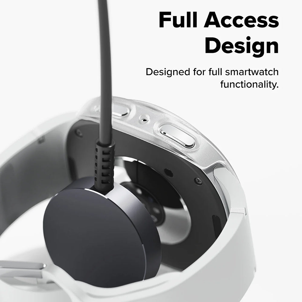 Etui Ringke Slim do Samsung Galaxy Watch8 40mm, Zestaw 2 sztuki, Przezroczyste