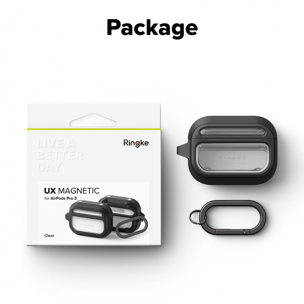 Etui Ringke UX do Apple AirPods Pro 3, Przezroczyste