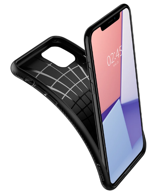 Etui na Apple iPhone 11, Spigen, Liquid Air, Czarne 076CS27184