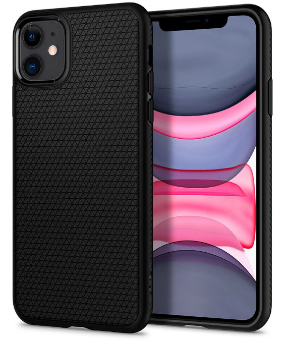 Etui na Apple iPhone 11, Spigen, Liquid Air, Czarne 076CS27184