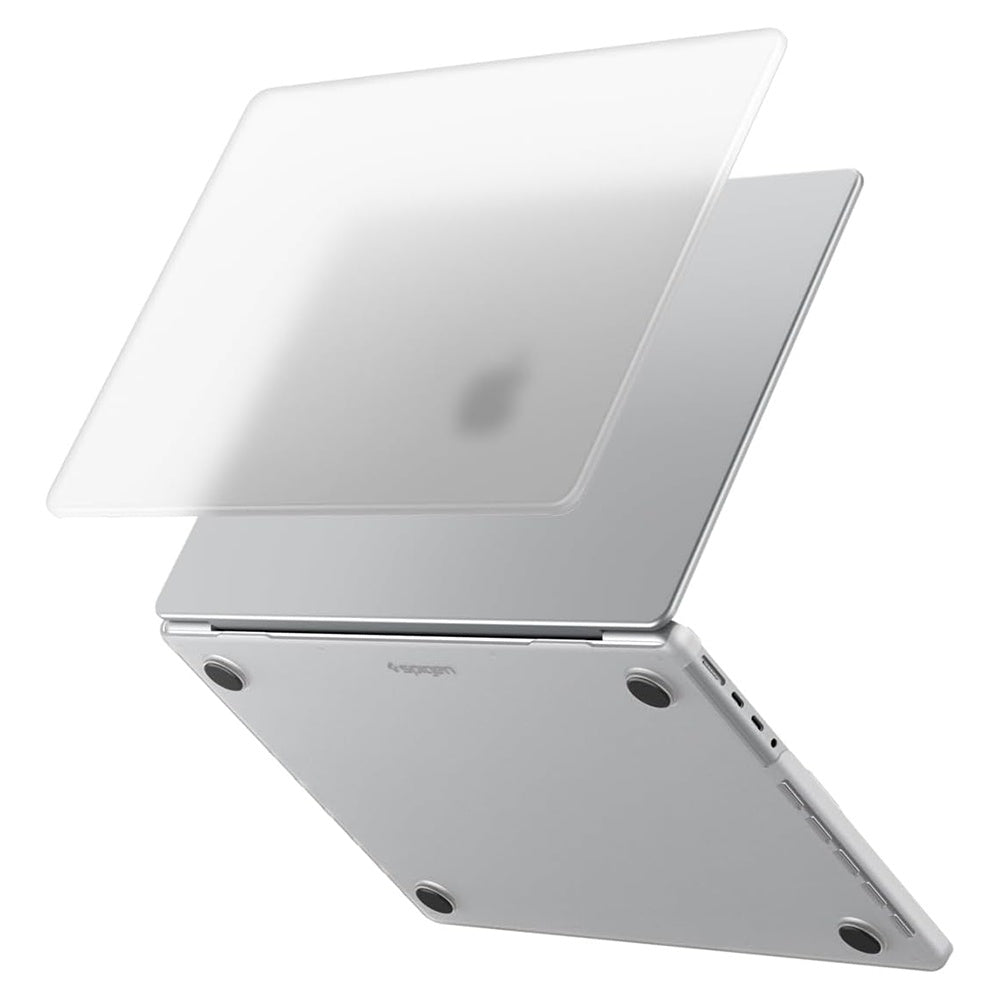 Spigen Airskin Case for Apple MacBook Pro 16inch (2026) / (2024) / (2023) / (2021), Satin Transparent ACS11526