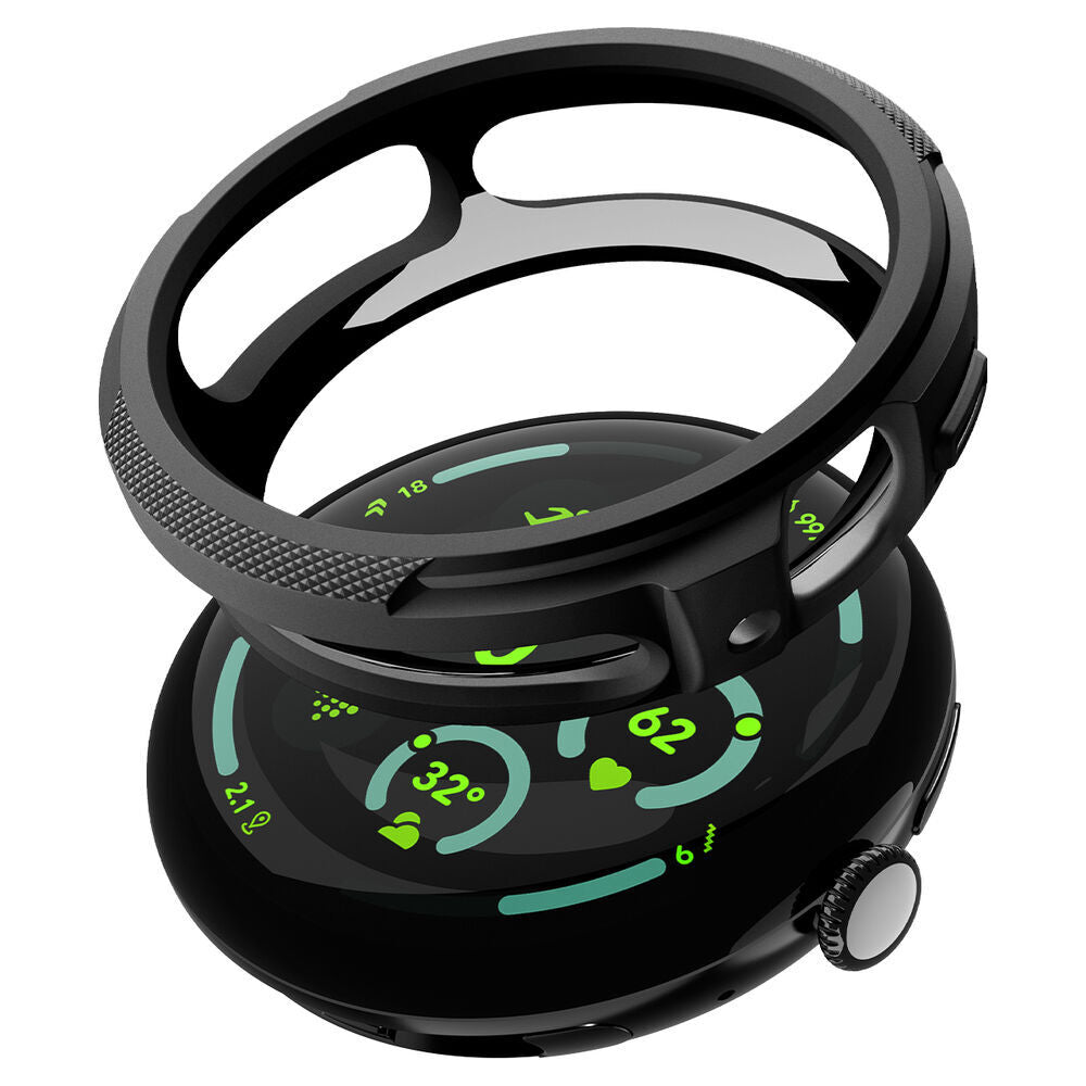 Etui Spigen Liquid Air do Google Pixel Watch 4 41mm, Czarny Mat ACS09483