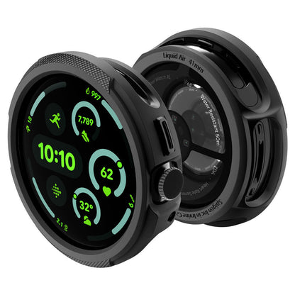 Etui Spigen Liquid Air do Google Pixel Watch 4 41mm, Czarny Mat ACS09483