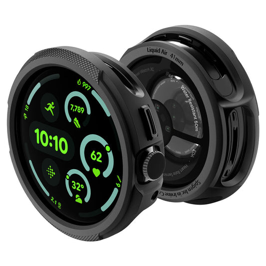 Etui Spigen Liquid Air do Google Pixel Watch 4 41mm, Czarny Mat ACS09483