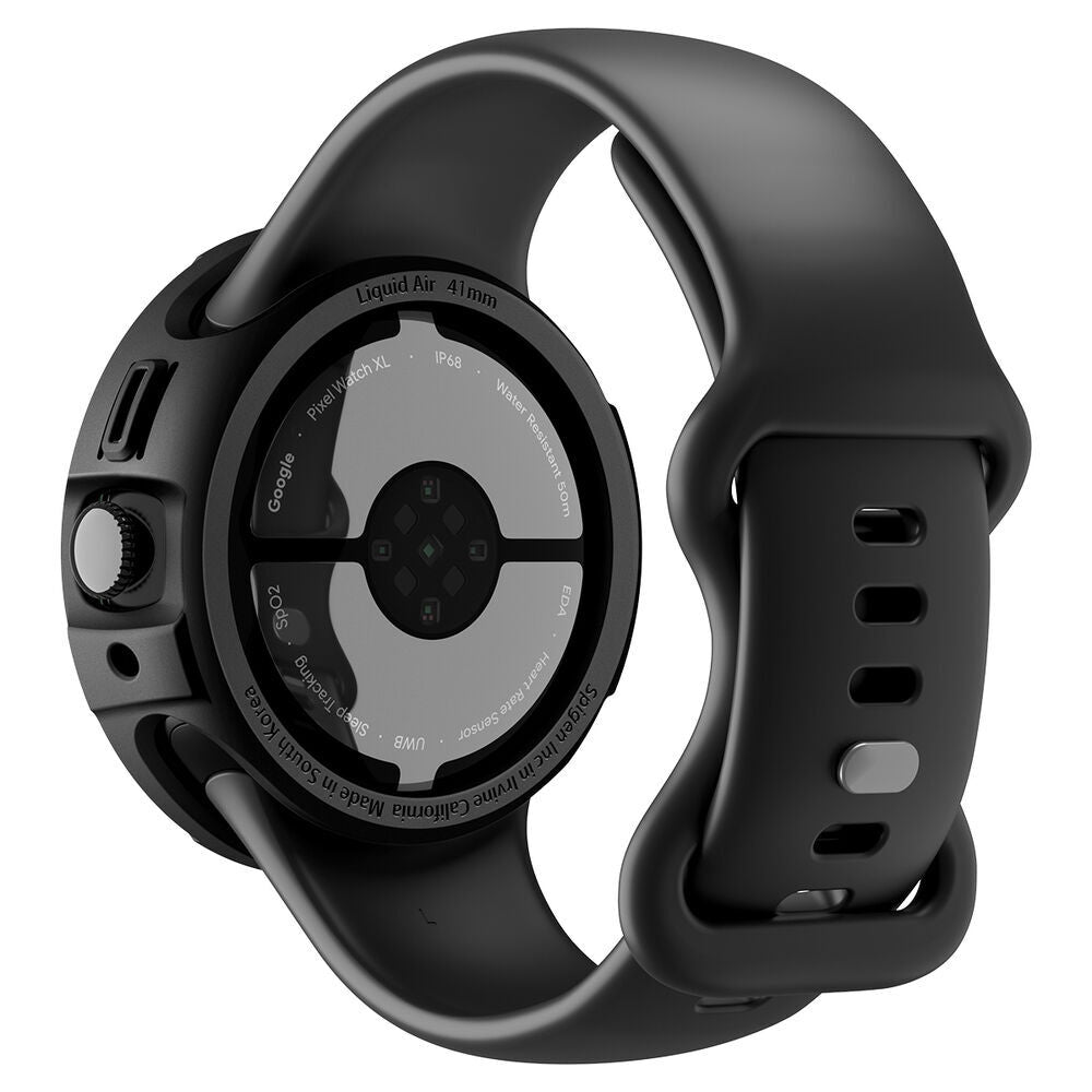 Etui Spigen Liquid Air do Google Pixel Watch 4 41mm, Czarny Mat ACS09483