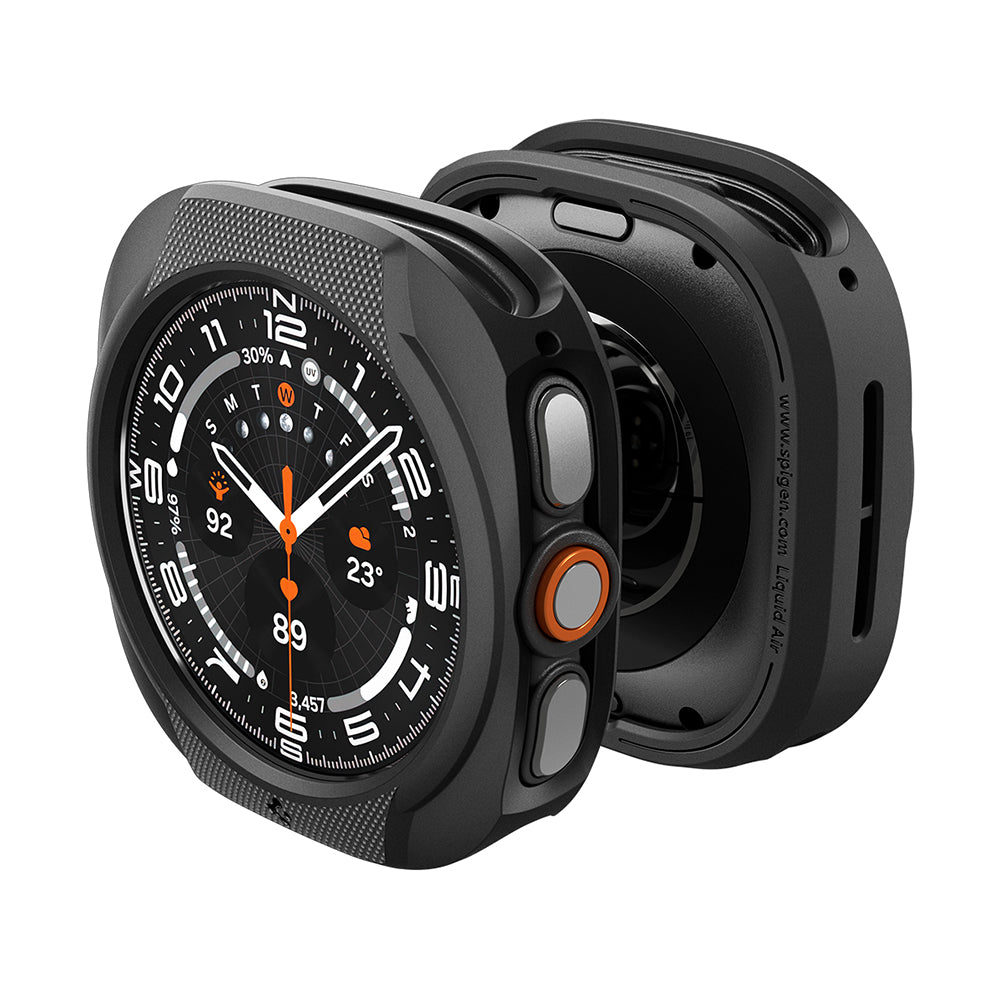 Etui Spigen Liquid Air do Samsung Galaxy Watch Ultra2, Czarny Mat ACS11610