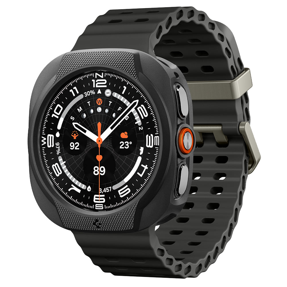 Etui Spigen Liquid Air do Samsung Galaxy Watch Ultra2, Czarny Mat ACS11610