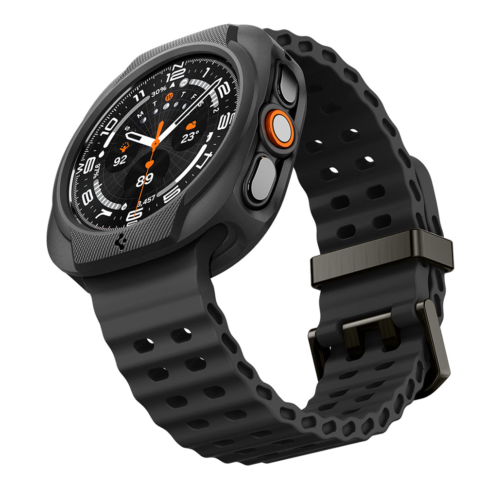 Etui Spigen Liquid Air do Samsung Galaxy Watch Ultra2, Czarny Mat ACS11610