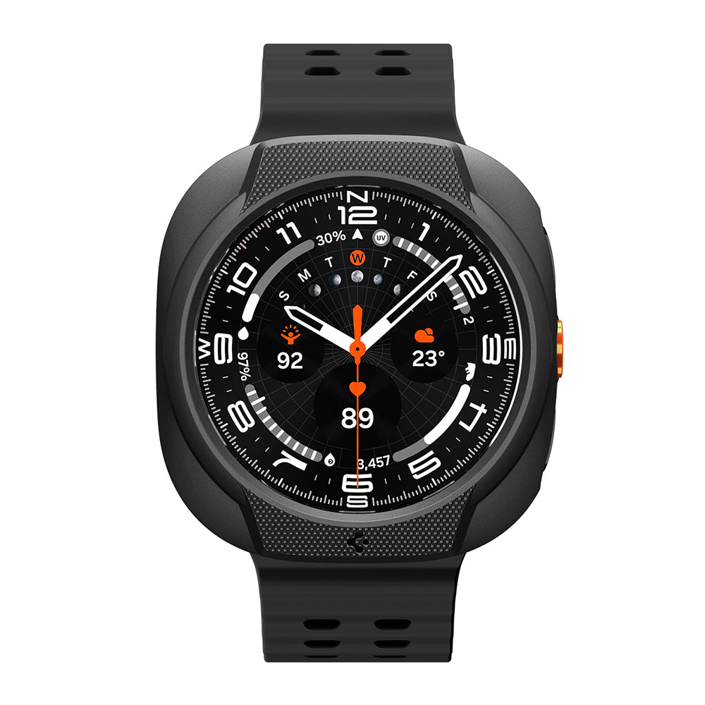 Etui Spigen Liquid Air do Samsung Galaxy Watch Ultra2, Czarny Mat ACS11610
