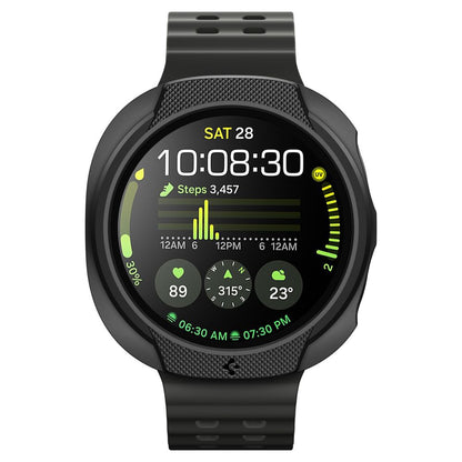 Etui Spigen Liquid Air do Samsung Galaxy Watch8 40mm, Matowe Czarne ACS09840