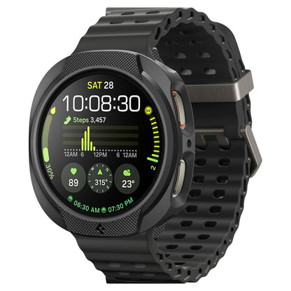 Etui Spigen Liquid Air do Samsung Galaxy Watch8 44mm, czarne matowe ACS09839