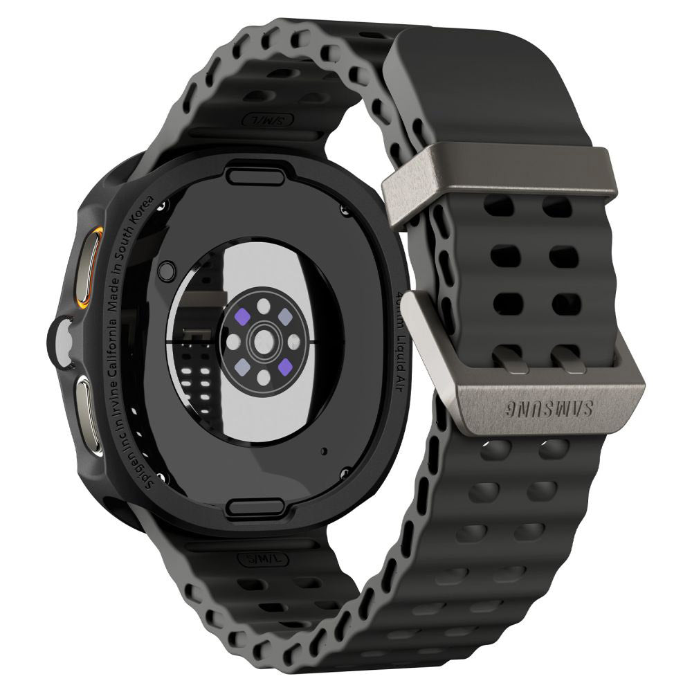 Etui Spigen Liquid Air do Samsung Galaxy Watch8 44mm, czarne matowe ACS09839