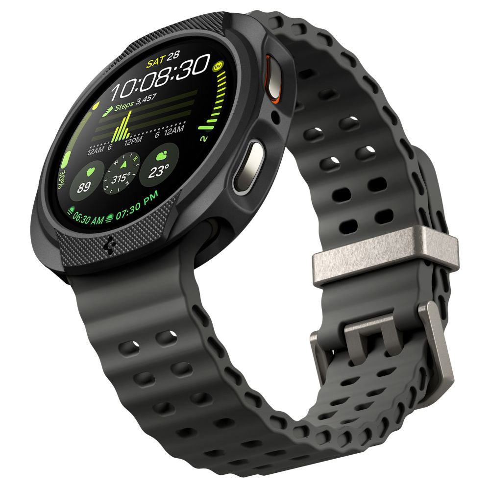 Etui Spigen Liquid Air do Samsung Galaxy Watch8 44mm, czarne matowe ACS09839