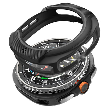 Etui Spigen Liquid Air do Samsung Galaxy Watch8 Classic, Matowe Czarne ACS09841