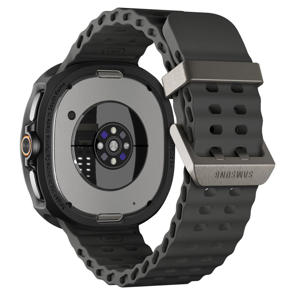 Etui Spigen Liquid Air do Samsung Galaxy Watch8 Classic, Matowe Czarne ACS09841
