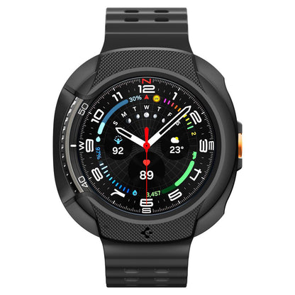 Etui Spigen Liquid Air do Samsung Galaxy Watch8 Classic, Matowe Czarne ACS09841