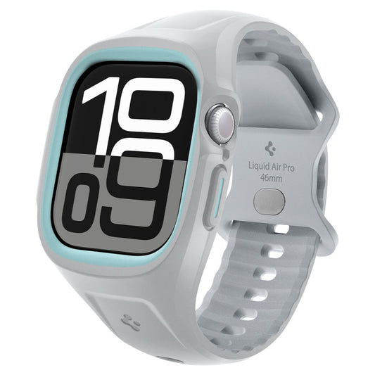 Etui Spigen Liquid Air Pro dla Apple Watch Series 10 / 11 46mm, Szare ACS09318