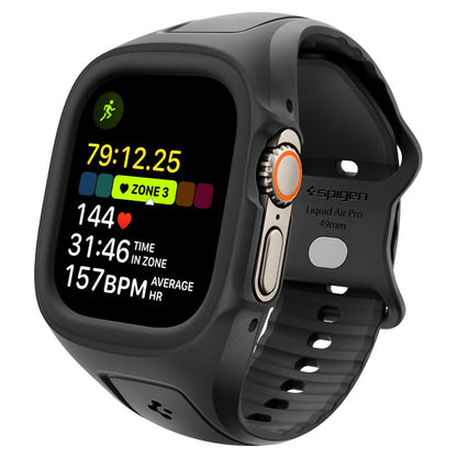 Etui Spigen Liquid Air Pro do Apple Watch Ultra Series, czarne ACS05463