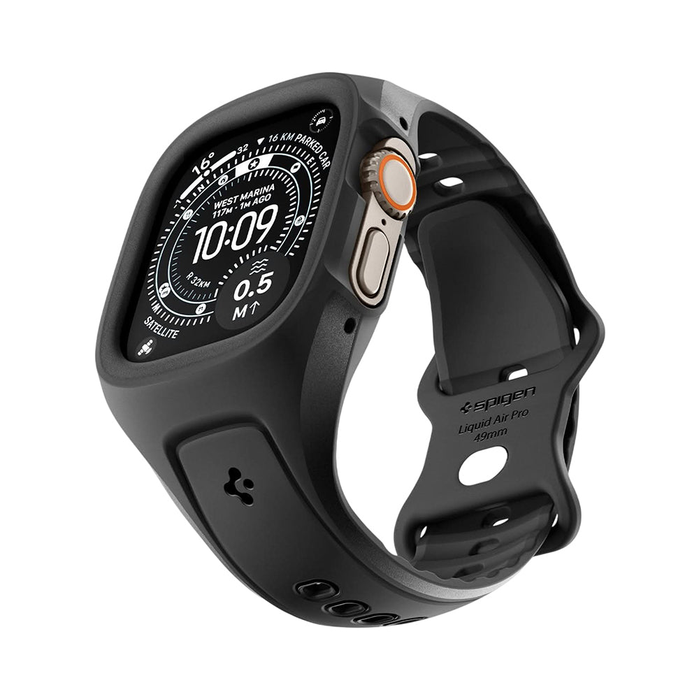 Etui Spigen Liquid Air Pro do Apple Watch Ultra Series, czarne ACS05463
