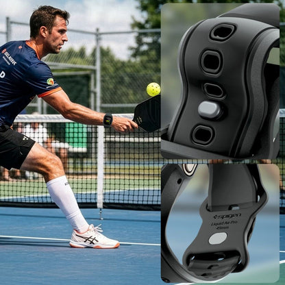 Etui Spigen Liquid Air Pro z ochroną ekranu do Apple Watch Ultra Series, matowa czarna ACS11416