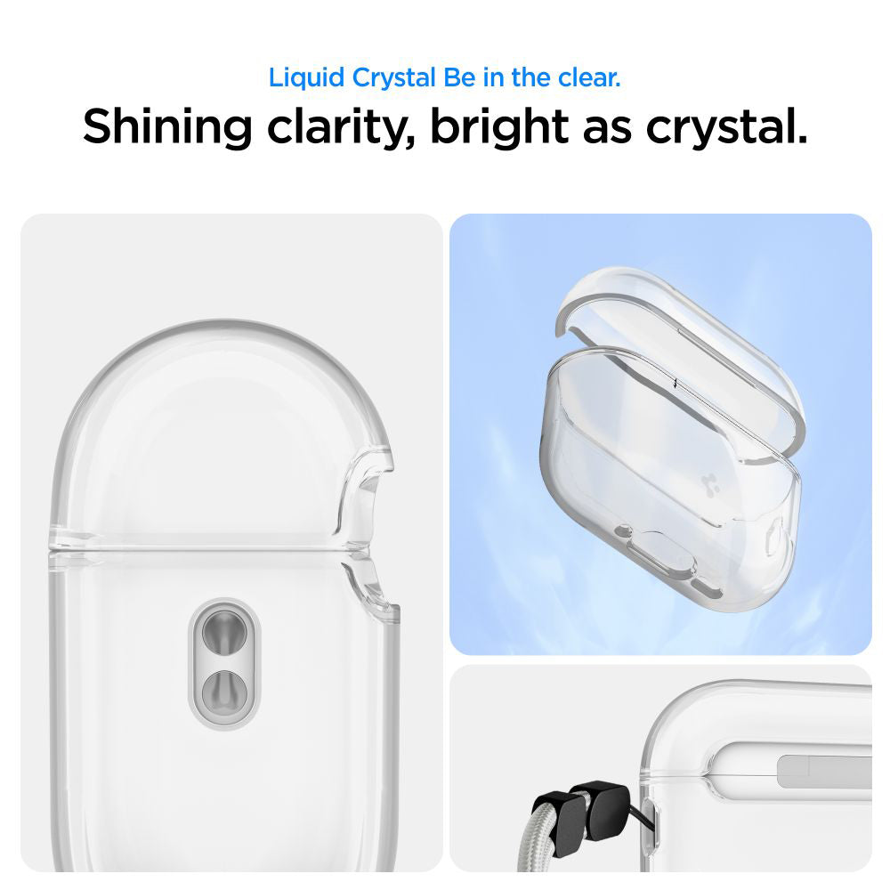 Etui Spigen Liquid Crystal dla Apple AirPods Pro 3, Przezroczyste ACS10019