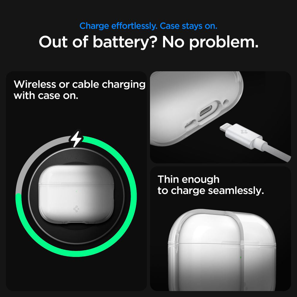 Etui Spigen Liquid Crystal dla Apple AirPods Pro 3, Przezroczyste ACS10019