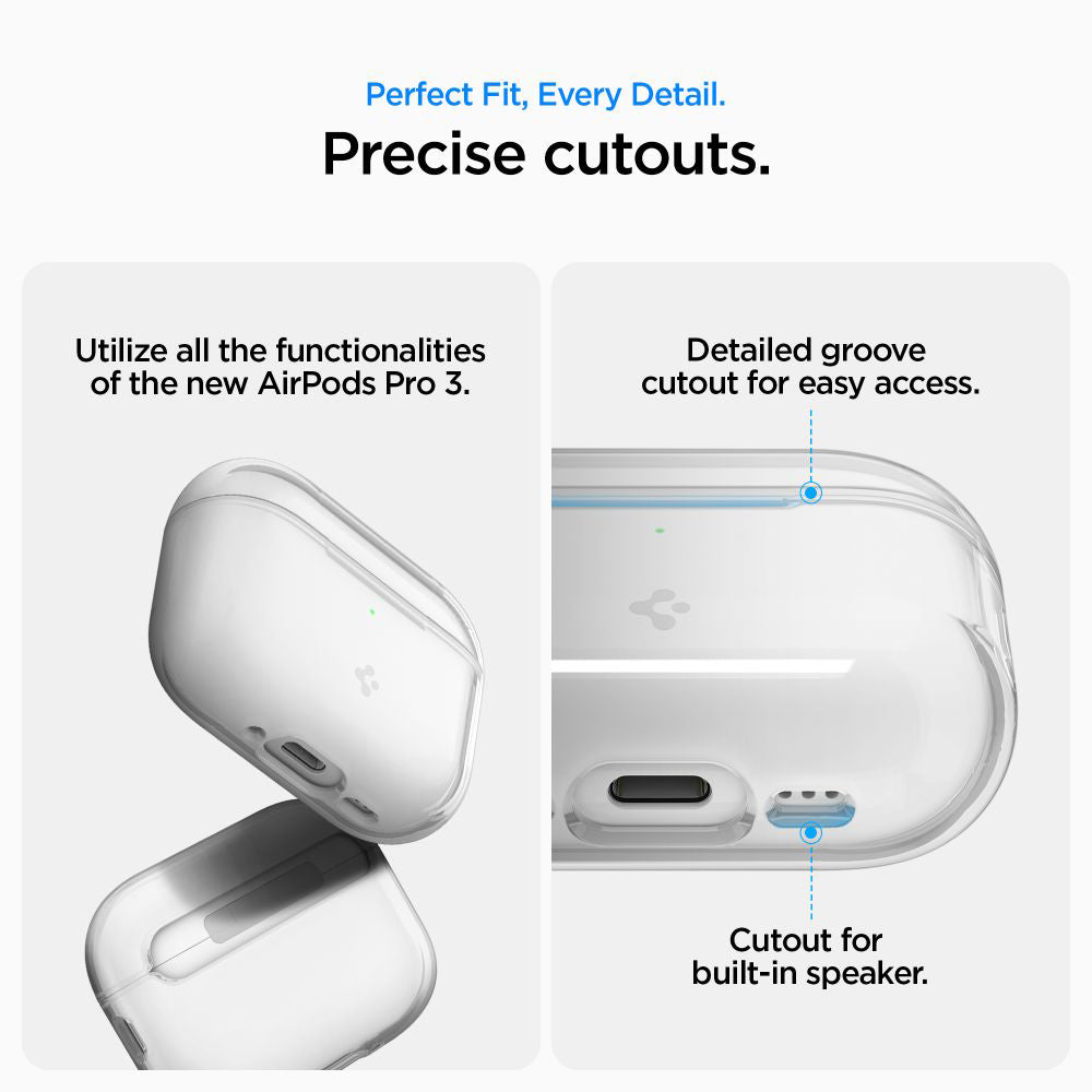 Etui Spigen Liquid Crystal dla Apple AirPods Pro 3, Przezroczyste ACS10019