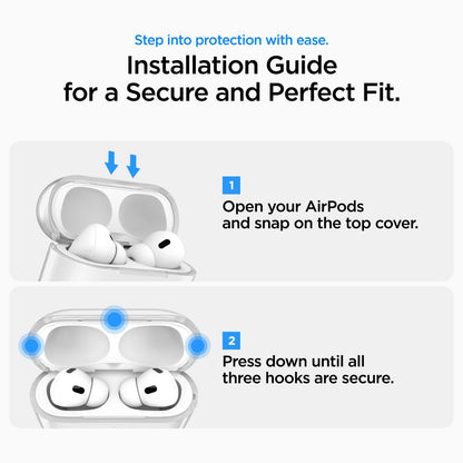 Etui Spigen Liquid Crystal dla Apple AirPods Pro 3, Przezroczyste ACS10019