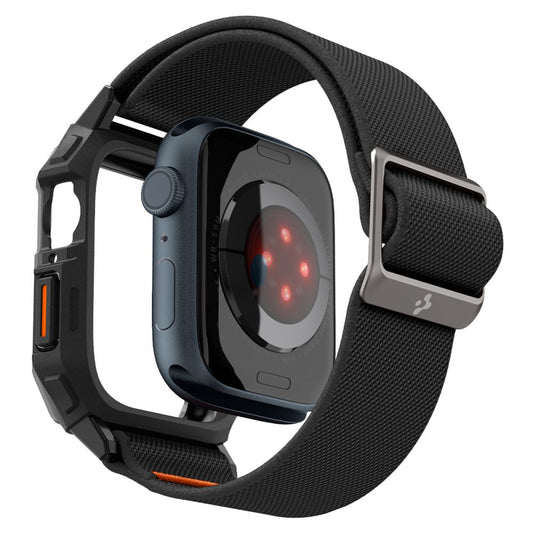 Etui Spigen Lite Fit Pro dla Apple Watch 44mm Series, Czarne Matowe ACS07103