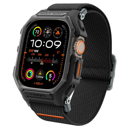 Etui Spigen Lite Fit Pro do Apple Watch Ultra Series, czarne matowe ACS07104