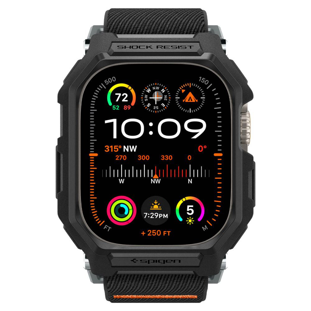 Etui Spigen Lite Fit Pro do Apple Watch Ultra Series, czarne matowe ACS07104
