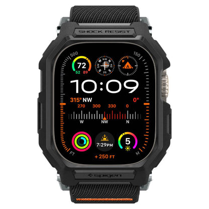 Etui Spigen Lite Fit Pro do Apple Watch Ultra Series, czarne matowe ACS07104