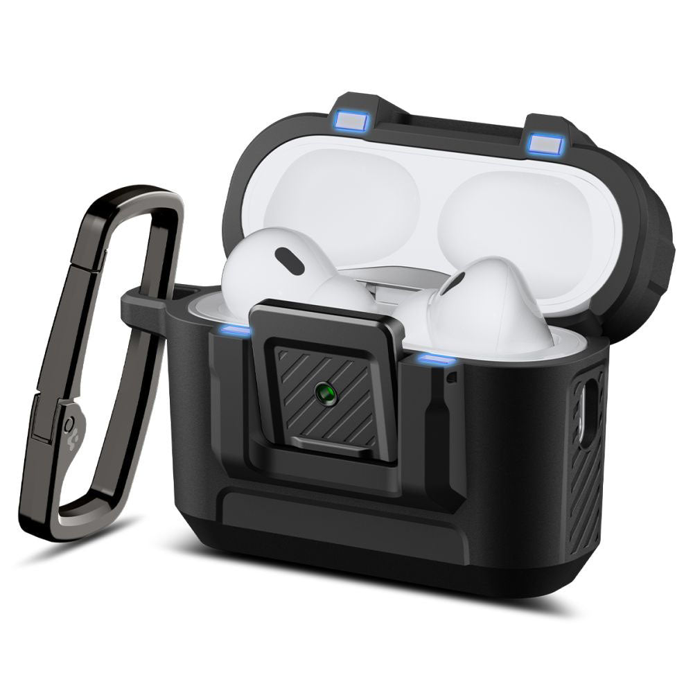 Spigen Lock Fit Case for Apple AirPods Pro 3, Matte Black ACS09825