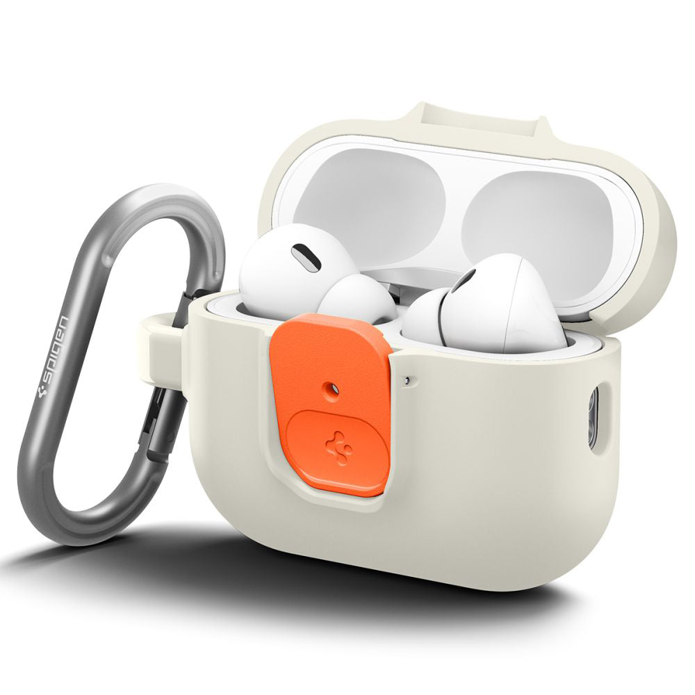 Etui Spigen Nano Pop dla Apple AirPods Pro 3, Beż Pomarańczowy ACS10134