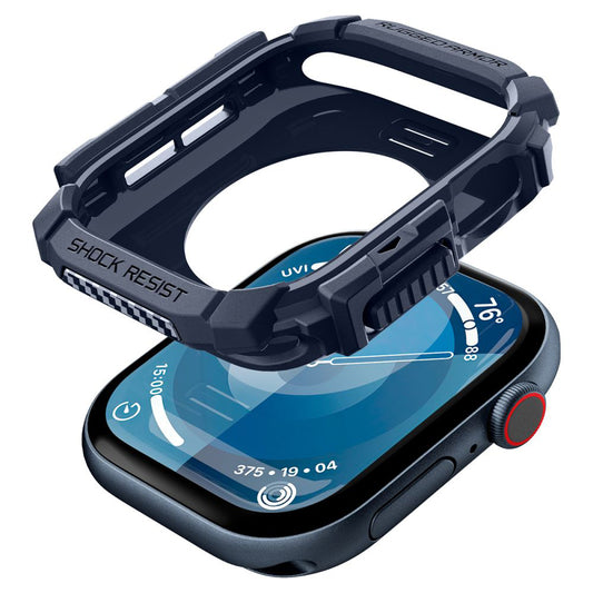 Etui Spigen Rugged Armor dla Apple Watch Series 10 / 11 46mm, Granatowe ACS08599