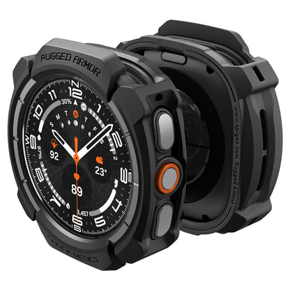 Etui Spigen Rugged Armor do Samsung Galaxy Watch Ultra2, czarne matowe ACS11611