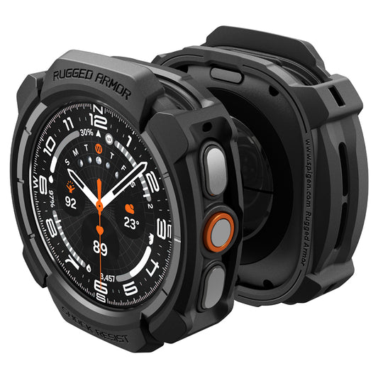 Etui Spigen Rugged Armor do Samsung Galaxy Watch Ultra2, czarne matowe ACS11611