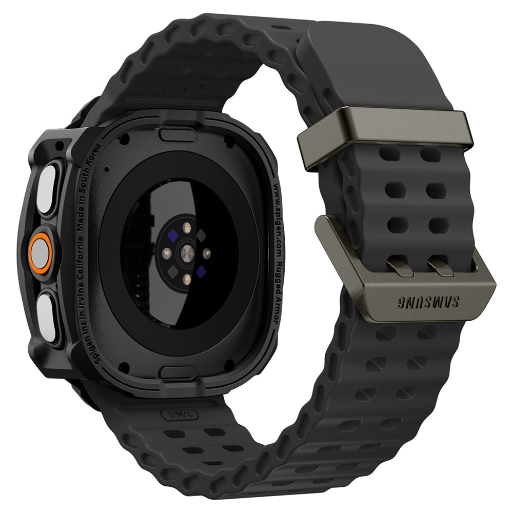 Etui Spigen Rugged Armor do Samsung Galaxy Watch Ultra2, czarne matowe ACS11611